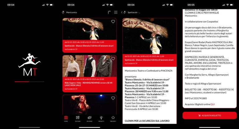 Il teatro in tasca: Manicomics debutta su iOS e Android!